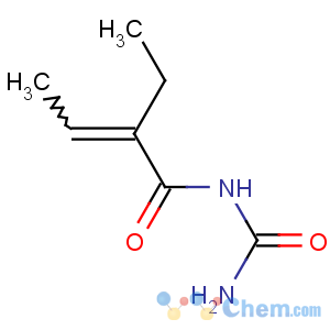 CAS No:95-04-5 (E)-N-carbamoyl-2-ethylbut-2-enamide