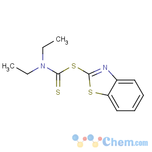 CAS No:95-30-7 1,3-benzothiazol-2-yl N,N-diethylcarbamodithioate