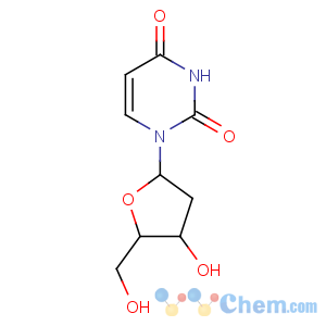 CAS No:951-78-0 1-[(2R,4S,5R)-4-hydroxy-5-(hydroxymethyl)oxolan-2-yl]pyrimidine-2,<br />4-dione