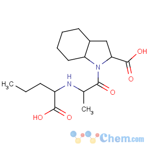 CAS No:95153-31-4 (2S,3aS,7aS)-1-[(2S)-2-[[(1S)-1-carboxybutyl]amino]propanoyl]-2,3,3a,4,<br />5,6,7,7a-octahydroindole-2-carboxylic acid