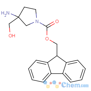CAS No:951625-98-2 9H-fluoren-9-ylmethyl 3-amino-3-(hydroxymethyl)pyrrolidine-1-carboxylate
