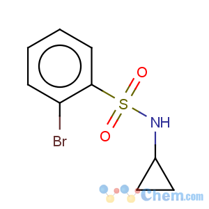 CAS No:951883-93-5 n-cyclopropyl 2-bromobenzenesulfonamide
