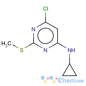 CAS No:951884-05-2 6-chloro-n-cyclopropyl-2-(methylthio)pyrimidin-4-amine