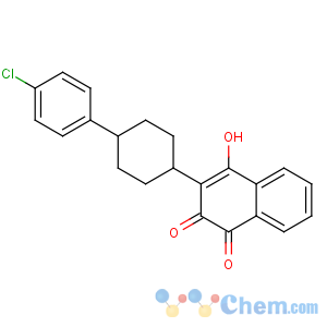 CAS No:95233-18-4 3-[4-(4-chlorophenyl)cyclohexyl]-4-hydroxynaphthalene-1,2-dione