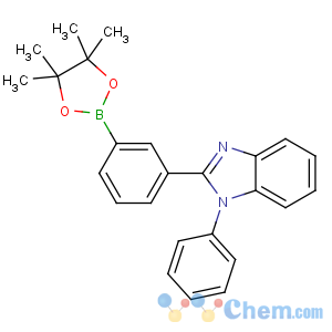 CAS No:952514-86-2 1-phenyl-2-[3-(4,4,5,5-tetramethyl-1,3,<br />2-dioxaborolan-2-yl)phenyl]benzimidazole