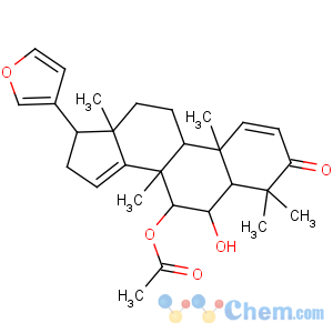 CAS No:95260-96-1 [(5R,6R,7S,9R,10R,13S,17R)-17-(furan-3-yl)-6-hydroxy-4,4,8,10,<br />13-pentamethyl-3-oxo-5,6,7,9,11,12,16,<br />17-octahydrocyclopenta[a]phenanthren-7-yl] acetate