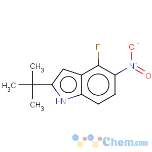 CAS No:952664-90-3 1H-Indole,2-(1,1-dimethylethyl)-4-fluoro-5-nitro-