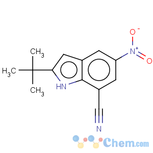 CAS No:952664-97-0 1H-Indole-7-carbonitrile,2-(1,1-dimethylethyl)-5-nitro-