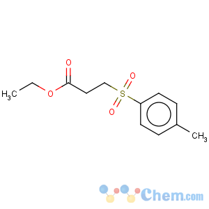 CAS No:95314-82-2 Propanoic acid,2-[(4-methylphenyl)sulfonyl]-, ethyl ester