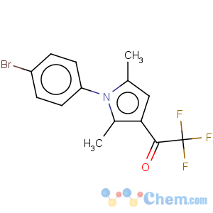 CAS No:95337-69-2 1-[1-(4-bromophenyl)-2,5-dimethyl-pyrrol-3-yl]-2,2,2-trifluoro-ethanone