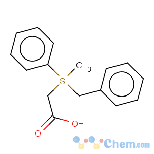 CAS No:95349-35-2 Acetic acid,[methylphenyl(phenylmethyl)silyl]-, (-)- (9CI)