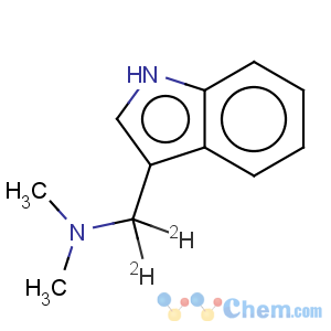 CAS No:95415-84-2 1H-Indole-3-methan-a,a-d2-amine, N,N-dimethyl- (9CI)
