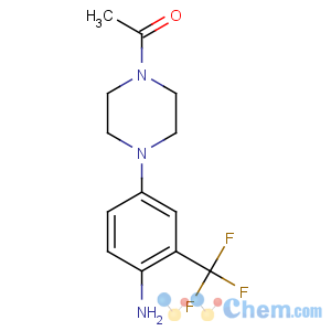 CAS No:954270-68-9 1-[4-[4-amino-3-(trifluoromethyl)phenyl]piperazin-1-yl]ethanone