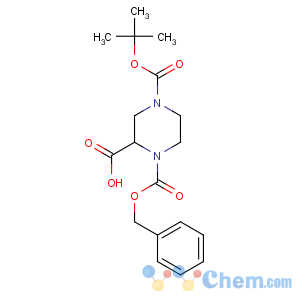 CAS No:954388-33-1 (2R)-4-[(2-methylpropan-2-yl)oxycarbonyl]-1-<br />phenylmethoxycarbonylpiperazine-2-carboxylic acid