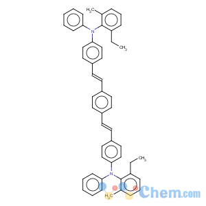 CAS No:954497-18-8 Benzenamine,4,4'-(1,4-phenylenedi-(1E)-2,1-ethenediyl)bis[N-(2-ethyl-6-methylphenyl)-N-phenyl-