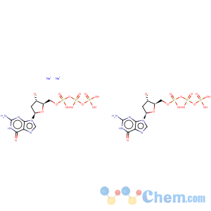 CAS No:95648-76-3 Guanosine 5-(tetrahydrogen triphosphate), 2-deoxy-, disodium salt