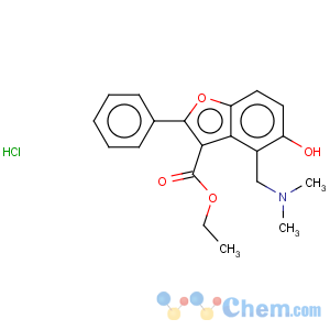 CAS No:95696-19-8 3-Benzofurancarboxylicacid, 4-[(dimethylamino)methyl]-5-hydroxy-2-phenyl-, ethyl ester