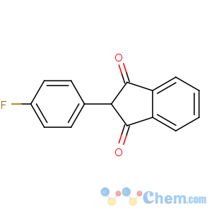 CAS No:957-56-2 2-(4-fluorophenyl)indene-1,3-dione