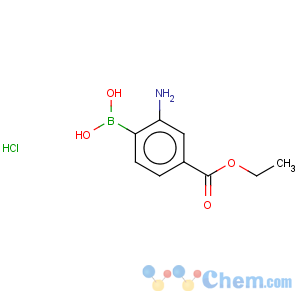 CAS No:957034-59-2 Benzoic acid,3-amino-4-borono-, 1-ethyl ester, hydrochloride (1:1)