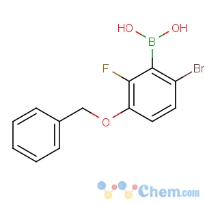 CAS No:957035-10-8 (6-bromo-2-fluoro-3-phenylmethoxyphenyl)boronic acid