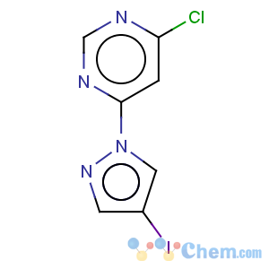 CAS No:957035-27-7 Pyrimidine, 4-chloro-6-(4-iodo-1H-pyrazol-1-yl)-