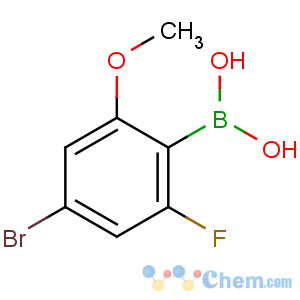 CAS No:957035-32-4 (4-bromo-2-fluoro-6-methoxyphenyl)boronic acid