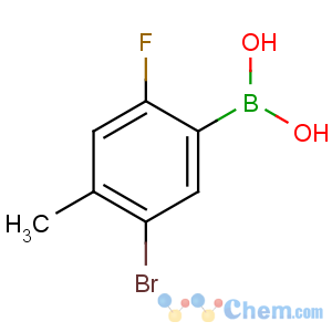 CAS No:957061-14-2 (5-bromo-2-fluoro-4-methylphenyl)boronic acid