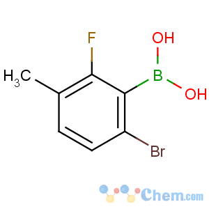 CAS No:957061-15-3 (6-bromo-2-fluoro-3-methylphenyl)boronic acid