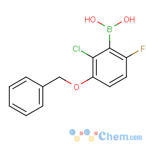 CAS No:957062-67-8 (2-chloro-6-fluoro-3-phenylmethoxyphenyl)boronic acid