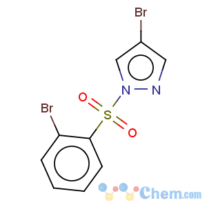CAS No:957062-77-0 1H-Pyrazole,4-bromo-1-[(2-bromophenyl)sulfonyl]-