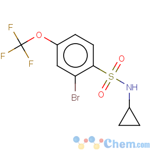 CAS No:957062-79-2 Benzenesulfonamide,2-bromo-N-cyclopropyl-4-(trifluoromethoxy)-