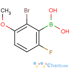 CAS No:957062-89-4 (2-bromo-6-fluoro-3-methoxyphenyl)boronic acid
