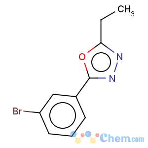CAS No:957065-88-2 2-(3-Bromophenyl)-5-ethyl-1,3,4-oxadiazole