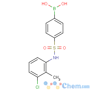 CAS No:957066-10-3 [4-[(3-chloro-2-methylphenyl)sulfamoyl]phenyl]boronic acid