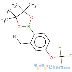 CAS No:957066-13-6 2-(2-(bromomethyl)-4-(trifluoromethoxy)phenyl)-4,4,5,5-tetramethyl-1,3,2-dioxaborolane