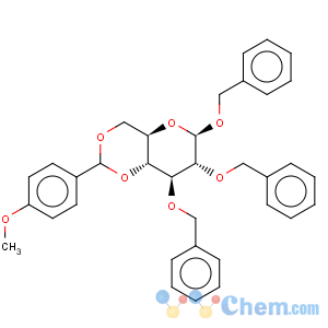 CAS No:95712-22-4 b-D-Glucopyranoside, phenylmethyl4,6-O-[(4-methoxyphenyl)methylene]-2,3-bis-O-(phenylmethyl)-
