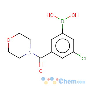 CAS No:957120-55-7 3-chloro-5-(morpholine-4-carbonyl)phenylboronic acid