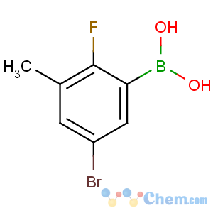 CAS No:957120-61-5 (5-bromo-2-fluoro-3-methylphenyl)boronic acid