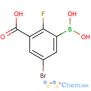 CAS No:957120-63-7 3-borono-5-bromo-2-fluorobenzoic acid