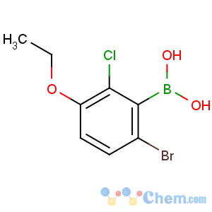 CAS No:957121-15-2 (6-bromo-2-chloro-3-ethoxyphenyl)boronic acid