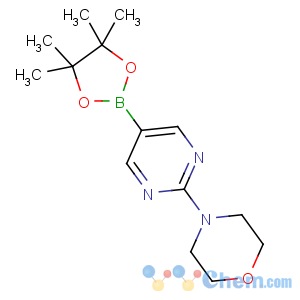 CAS No:957198-30-0 4-[5-(4,4,5,5-tetramethyl-1,3,<br />2-dioxaborolan-2-yl)pyrimidin-2-yl]morpholine