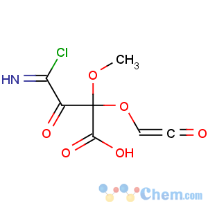 CAS No:95759-10-7 4-chloro-4-imino-2-methoxy-3-oxo-2-(2-oxoethenoxy)butanoic acid
