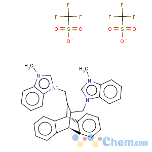 CAS No:958004-03-0 11,12-bis[n-methyl-1h-benzimidazolium-3-methylene]-9,10-dihydro-9,10-ethanoanthracene bis(trifluoromethanesulfonate)