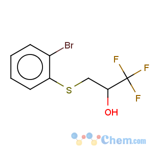 CAS No:958452-13-6 3-(2-Bromo-phenylsulfanyl)-1,1,1-trifluoro-propan-2-ol