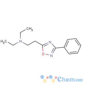 CAS No:959-14-8 N,N-diethyl-2-(3-phenyl-1,2,4-oxadiazol-5-yl)ethanamine