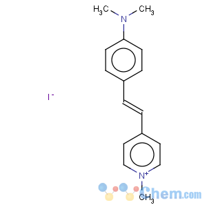 CAS No:959-81-9 Pyridinium,4-[2-[4-(dimethylamino)phenyl]ethenyl]-1-methyl-, iodide (1:1)