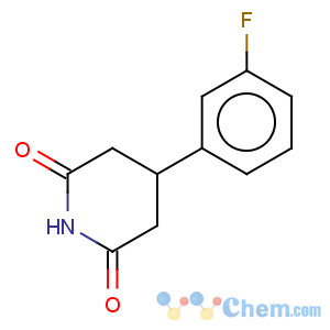 CAS No:959246-81-2 2,6-Piperidinedione,4-(3-fluorophenyl)-