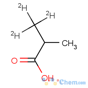CAS No:95926-99-1 Propanoic-3,3,3-d3acid, 2-methyl- (9CI)