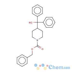 CAS No:96067-93-5 1-Piperidinecarboxylicacid, 4-(hydroxydiphenylmethyl)-, phenylmethyl ester