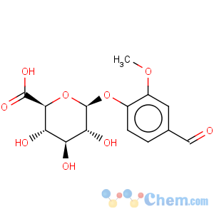 CAS No:96107-45-8 4-formyl-2-methoxyphenyl beta-D-glucopyranosiduronic acid